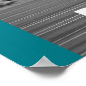 Race naar Win - Motivatie lopend Poster (Hoek)