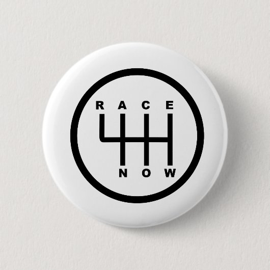 Race Now Gear Box Tribal Ronde Button 5,7 Cm (Voorkant)