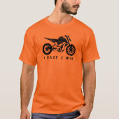 Race om te winnen - sportfiets t-shirt (Voorkant)