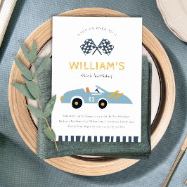 Race on Over Racing Auto Elke dag van de Age Uitno Bedankkaart