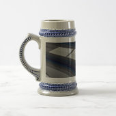 Race op blauw grijs spoor bierpul (Links)