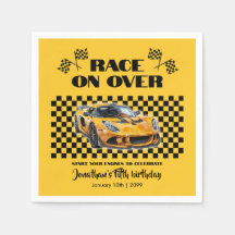 Race op meer dan elke leeftijd verjaardag gele spo