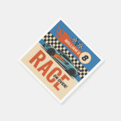 Race op Over Cool Car Race Boys Verjaardag Servet (Hoek)