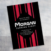 Race op Over Racing Auto's Verjaardagsfeest Kaart