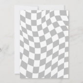 Race op Over Retro 70's Race Auto Elke Leeftijd Ve Kaart (Achterkant)