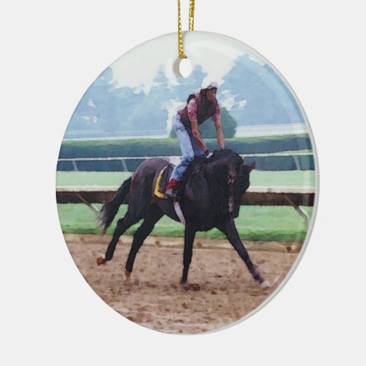 Race-ornament Keramisch Ornament (Links)