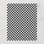 Race over de uitnodiging van de over-carter Birthd (Achterkant)