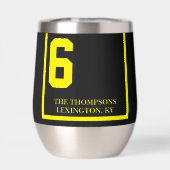 Race Paard 6 Zwart Gepersonaliseerde Derby (Achterkant)