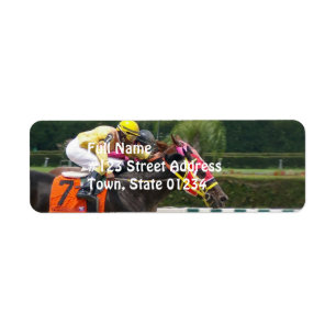race-paard-8 etiket