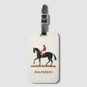 Race Paard Derby Jockey  Ruitersport Bagagelabel (Voorkant (verticaal))