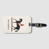 Race Paard Derby Jockey  Ruitersport Bagagelabel (Voorkant (horizontaal))