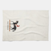 Race Paard Derby Jockey  Stijl Theedoek (Horizontaal)