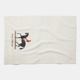 Race Paard Derby Jockey  Stijl Theedoek