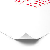 Race Paard Derby Party Welkomstbord Foto Afdruk (Hoek)