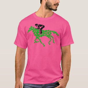 Race paard gemaakt van Four leaf Clovers met Jocke T-shirt
