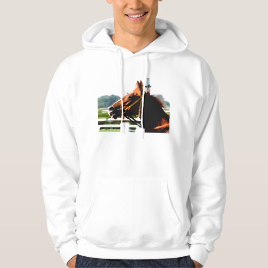 Race Paard Hoodie (Voorkant)
