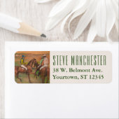 Race Paard & Jockey | Edgar Degas Etiket (Insitu)