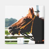 Race Paard magneet (Voorkant)