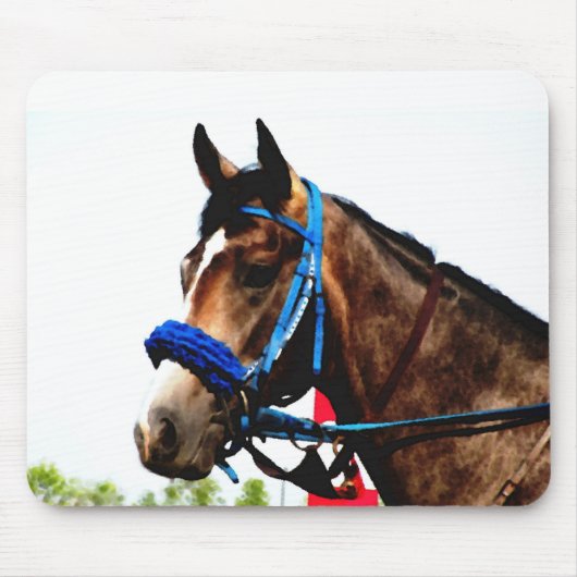 Race paard muis pad muismat (Voorkant)