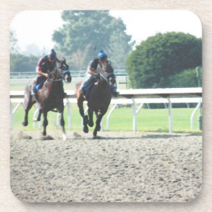 Race paard onderzetters