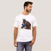 Race Paard T-shirt (Voorkant volledig)
