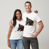 Race Paard T-shirt (Unisex)