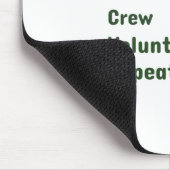 Race Pace Crew Vrijwilliger Herhaal Muismat (Hoek)