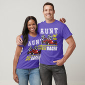 Race Party Aunt Of The Birthday Racer Racing Famil T-shirt (Unisex)