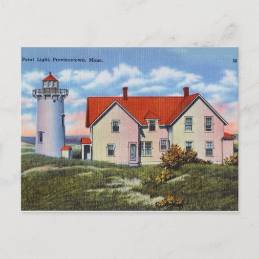 Race Point Light, Provincetown, Massachusetts Briefkaart (Voorkant)