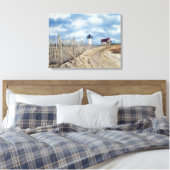 " Race Point Light" - Verrekte canvas afdrukken (Insitu (Slaapkamer))