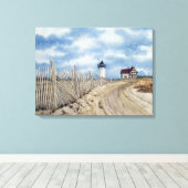 " Race Point Light" - Verrekte canvas afdrukken (Insitu (Houten vloer))