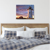 Race Point Lighthouse Canvas Afdruk (Insitu (Slaapkamer))
