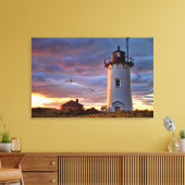 Race Point Lighthouse Canvas Afdruk (Insitu (Woonkamer))