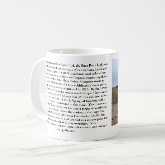 Race Point Lighthouse, Cape Cod, Massachusetts Mok (Voorkant links)