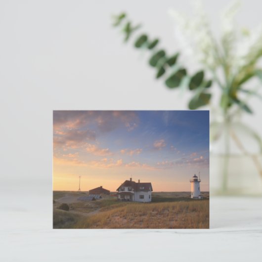 Race Point Lighthouse Cape Cod National Seashore Briefkaart (Staand voorkant)
