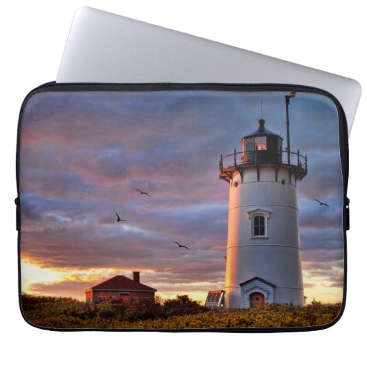 Race Point Lighthouse Laptop Sleeve (Voorkant)