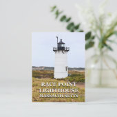 Race Point Lighthouse, Massachusetts Briefkaart (Staand voorkant)