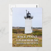 Race Point Lighthouse, Massachusetts Briefkaart (Voorkant / Achterkant)