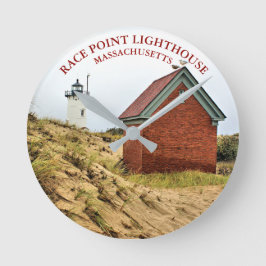 Race Point Lighthouse, Massachusetts Clock Ronde Klok