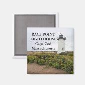 Race Point Lighthouse, Massachusetts Magnet (Voorkant / Achterkant)