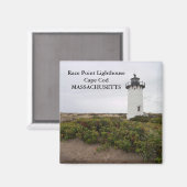 Race Point Lighthouse, Massachusetts Magnet (Voorkant / Achterkant)