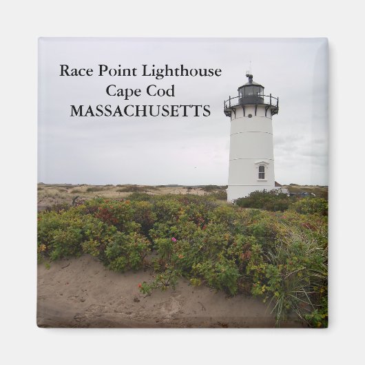 Race Point Lighthouse, Massachusetts Magnet (Voorkant)