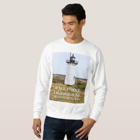 Race Point Lighthouse, Massachusetts Sweatshirt (Voorkant volledig)