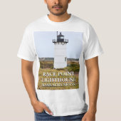 Race Point Lighthouse, Massachusetts T-Shirt (Voorkant)