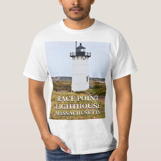 Race Point Lighthouse, Massachusetts T-Shirt (Voorkant)