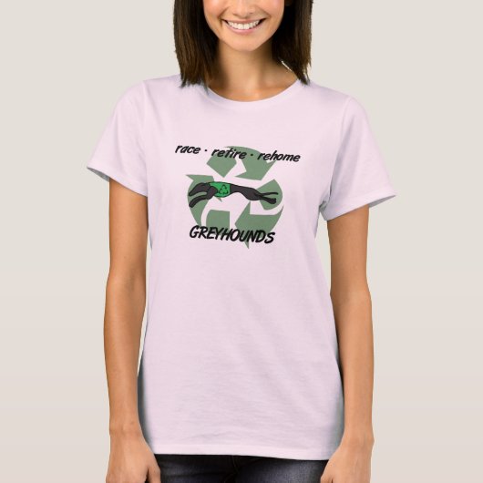 Race Retire Rehome T-shirt (Voorkant)