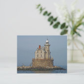 Race Rock Light House Briefkaart (Staand voorkant)
