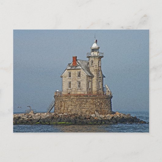 Race Rock Light House Briefkaart (Voorkant)