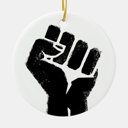 Race Solidarity Keramisch Ornament (Voorkant)