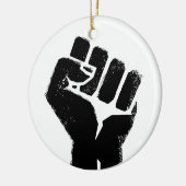 Race Solidarity Keramisch Ornament (Links)